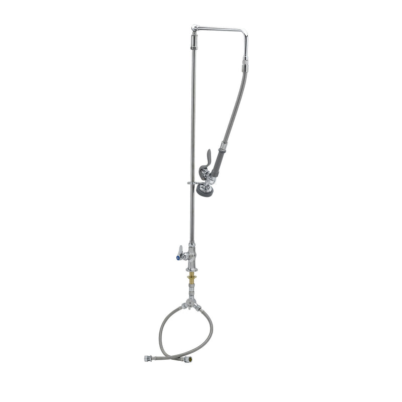 T&S Brass B-0171 Pre-Rinse - Overhead Swivel Arm & Flex Inlets
