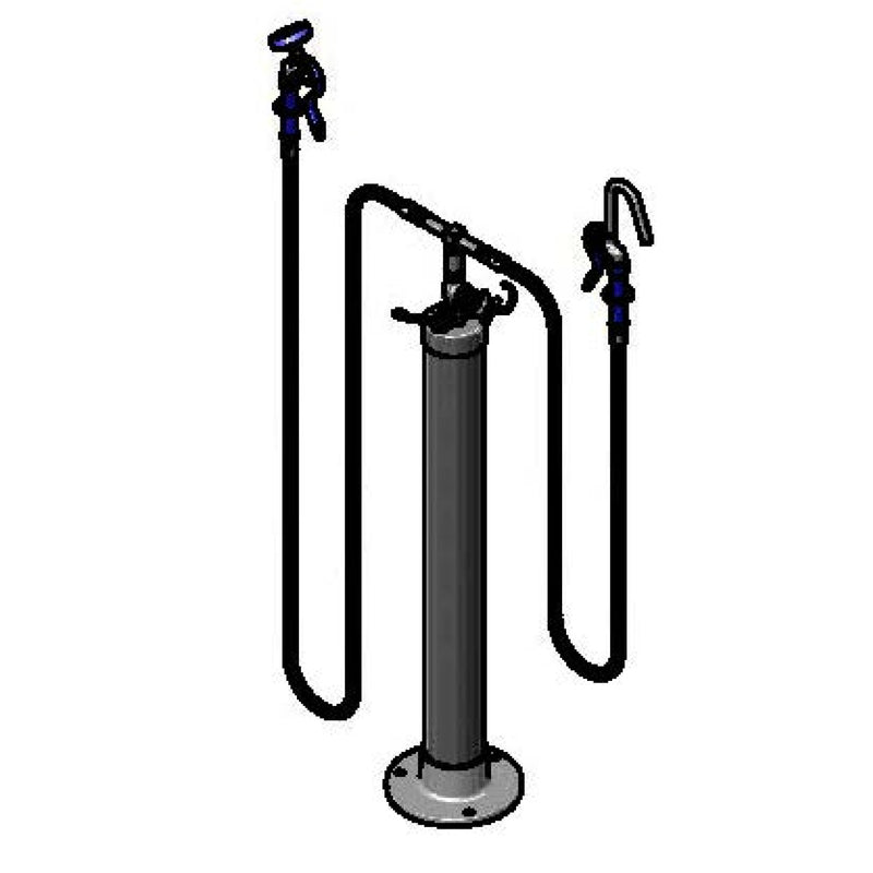 T&S Brass B-0190 Kettle Kaddy - Hook Nozzle & Angled Spray Valve