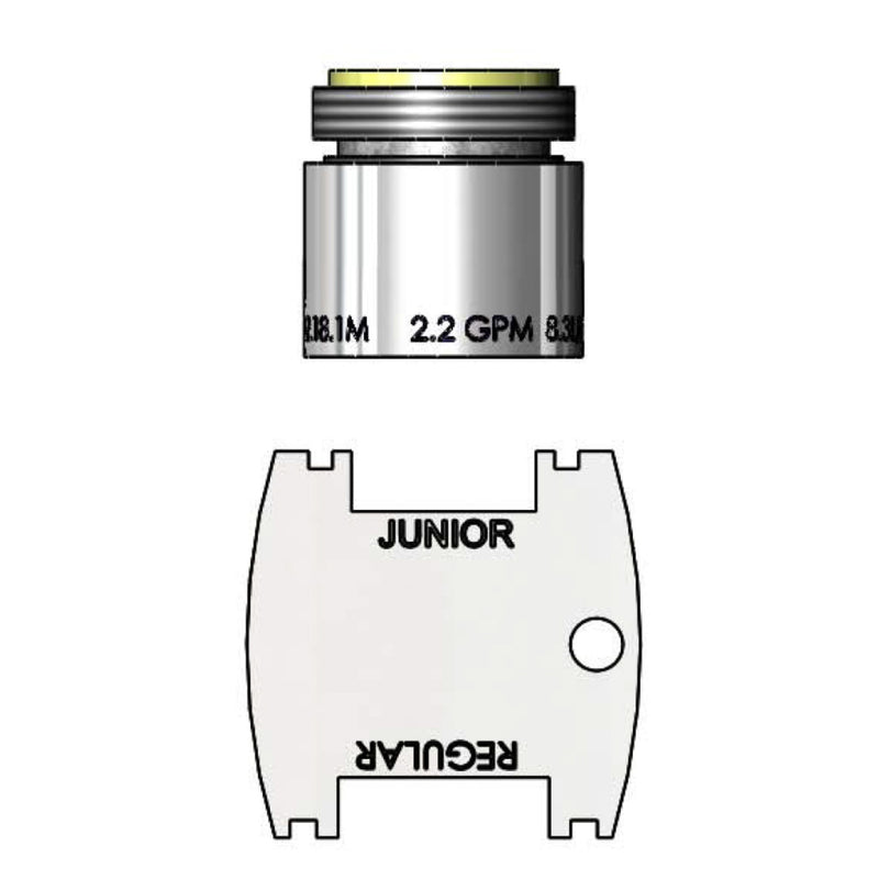 T&S Brass B-0199-09 Vandal Resistant Aerator - Professional