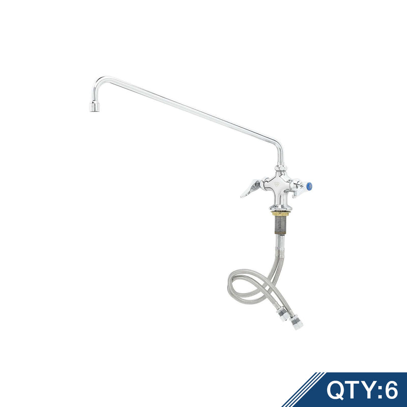 T&S Brass B-0200-M Double Pantry Master Pack (6) - 18" Nozzle