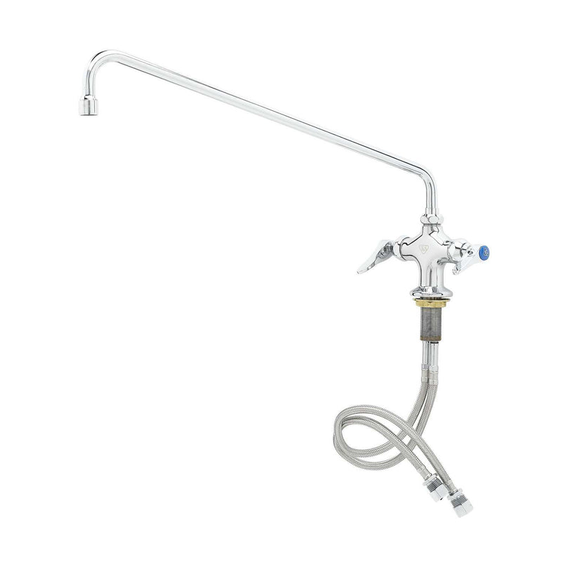 T&S Brass B-0200 Deck Mount Pantry Faucet - 18" Swivel Nozzle