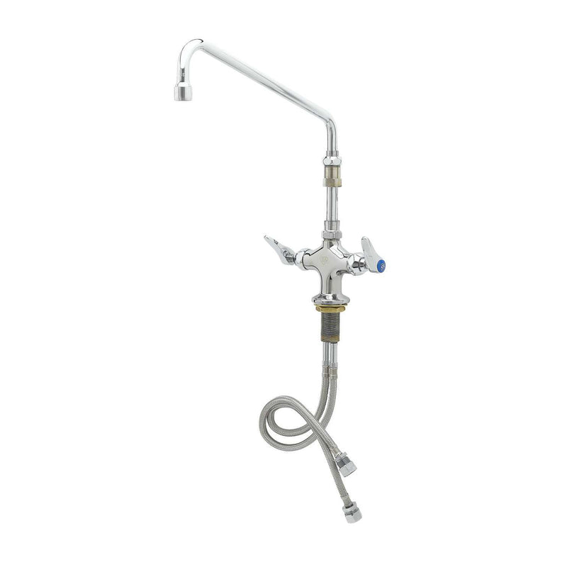 T&S Brass B-0201-01 Elevated Pantry Faucet - 12" Nozzle & 4-5/8" Extension
