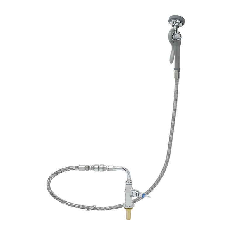 T&S Brass B-0205-60H-VB Pantry Faucet - 60" Flex Hose & Vacuum Breaker