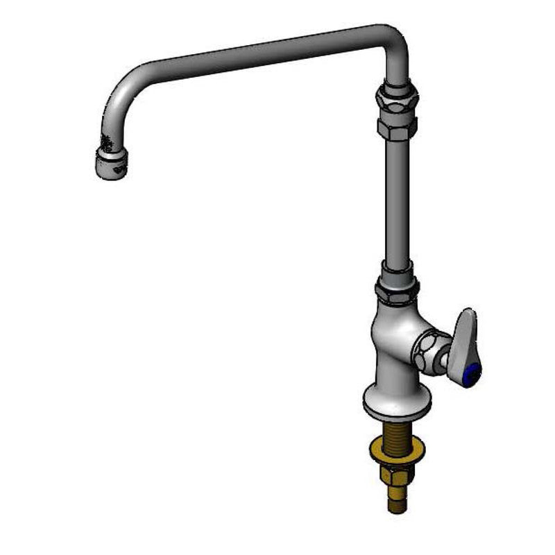T&S Brass B-0206-02-CR Elevated Pantry Faucet - 12" Nozzle & Cerama