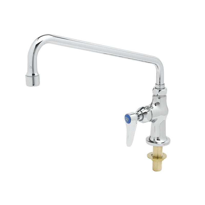 T&S Brass B-0206 Deck Mount Pantry Faucet - 12" Swivel Nozzle