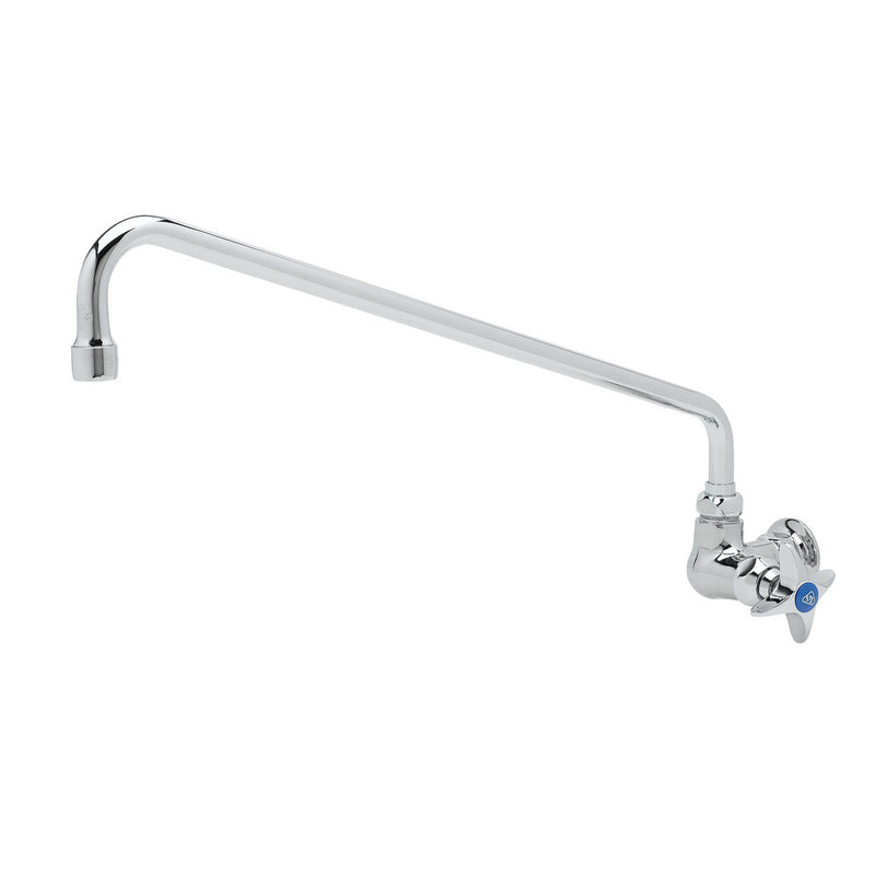 T&S Brass B-0210 Splash Mount Faucet - 18" Swivel Nozzle