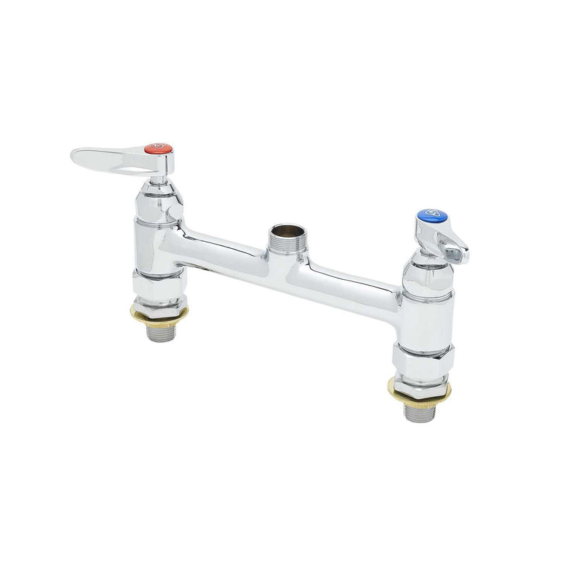 T&S Brass B-0220-LNCC Pantry Base Faucet - 8" Deck Mount & CC Inlets