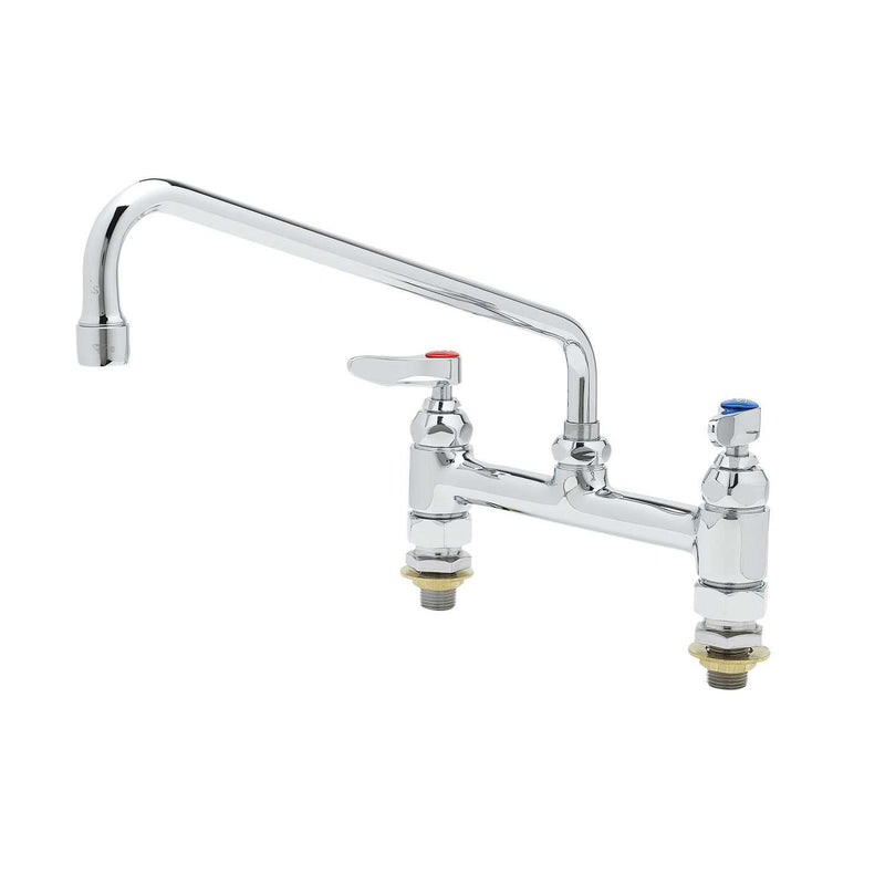 T&S Brass B-0221-CC Mixing Faucet - 8" Deck Mount & CC Inlets