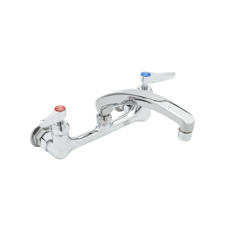 T&S Brass B-0230-0CS8-CR Mixing Faucet - Ceramas & 8" Swivel Cast Spout