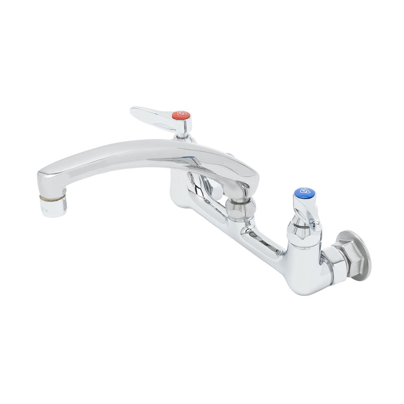 T&S Brass B-0230-0CS8 Double Pantry Swivel Base - 8" Cast Spout