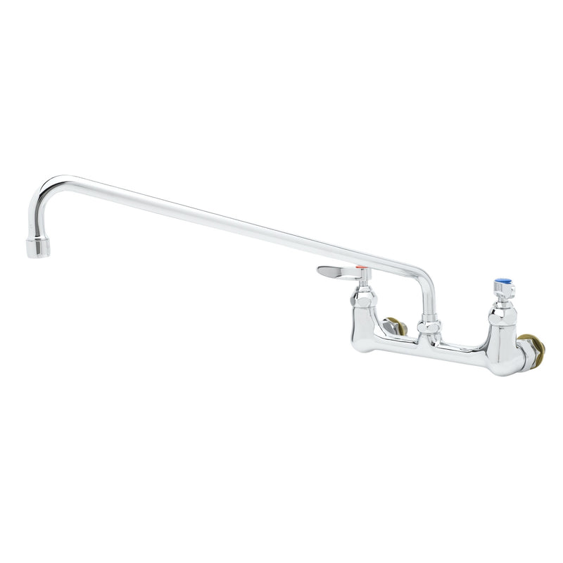 T&S Brass B-0230-CC Splash Mount Mixing Faucet - 18" Swivel Nozzle