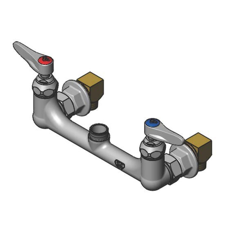 T&S Brass B-0230-LN-KIT Pantry Faucet Kit - Wall Mount & Lever Handles