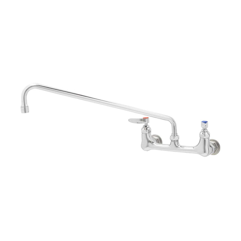 T&S Brass B-0230 Splash Mount Mixing Faucet - 18" Swivel Nozzle