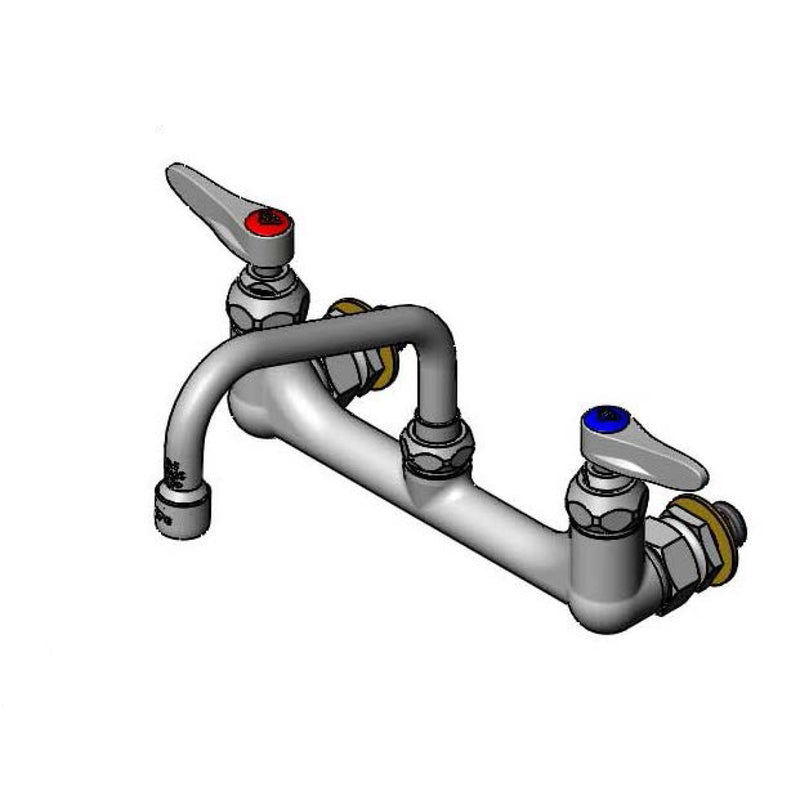 T&S Brass B-0232-CC Pantry Faucet - 8" Wall Mount & CC Inlets