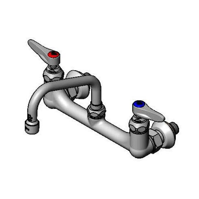 T&S Brass B-0232-EE Pantry Faucet - 8" Wall Mount & EE Inlets