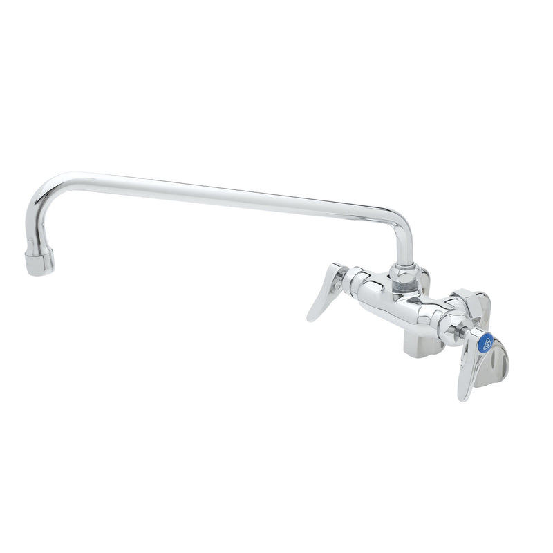 T&S Brass B-0236-CR-063X Double Pantry Faucet - Ceramas & 14" Nozzle