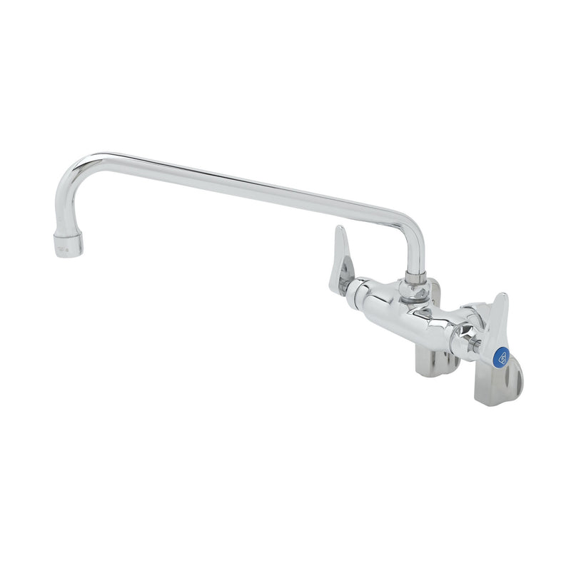 T&S Brass B-0236-CR-EK Double Pantry Faucet - Ceramas & Elbow Kit