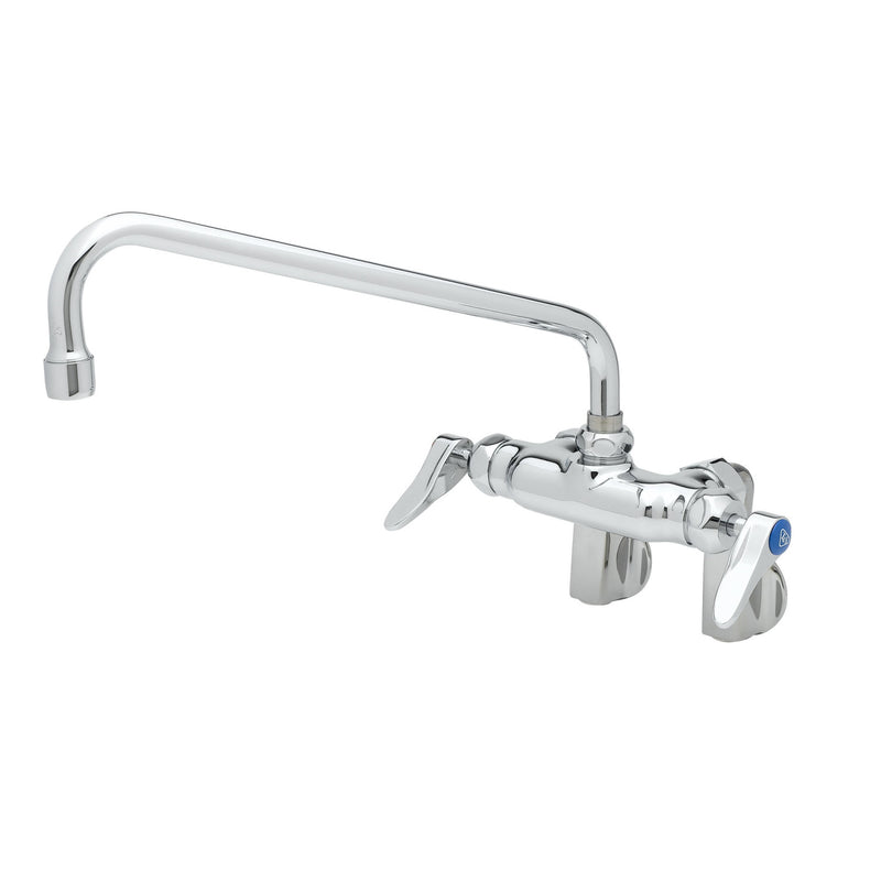 T&S Brass B-0236-CR Double Pantry Faucet - Ceramas & Adj. Centers