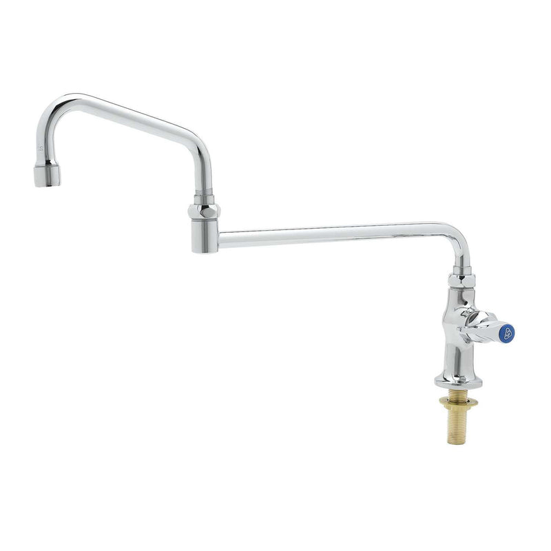T&S Brass B-0255-18DJX-CR Single Pantry Faucet - Cerama & 18" Double-Joint