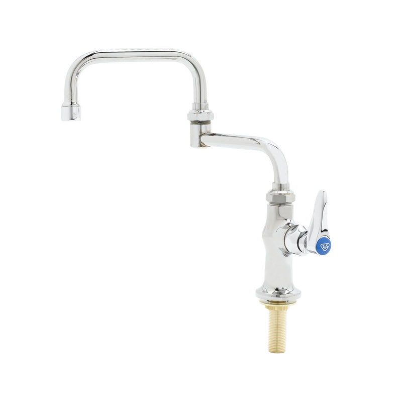 T&S Brass B-0257 Deck Mount Pantry Faucet - 12" Double-Joint