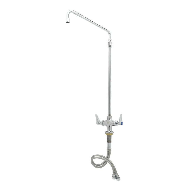 T&S Brass B-0271 Deck Mount Pantry Faucet - 12" Swivel Nozzle