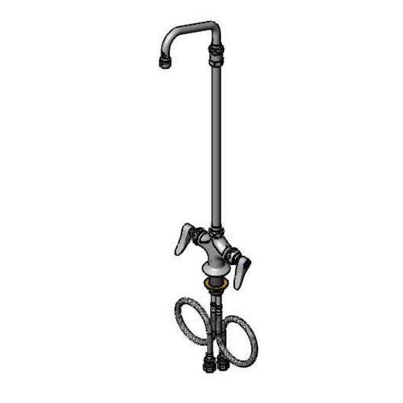 T&S Brass B-0272 Deck Mount Pantry Faucet - 6" Swivel Nozzle