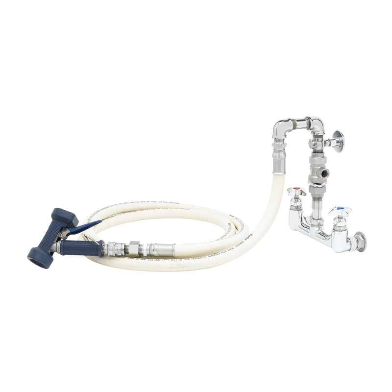 T&S Brass B-0273 Washdown Station - 10' Creamery Hose & Water Gun