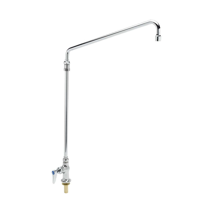 T&S Brass B-0275 Deck Mount Pantry Faucet - 18" Swivel Nozzle