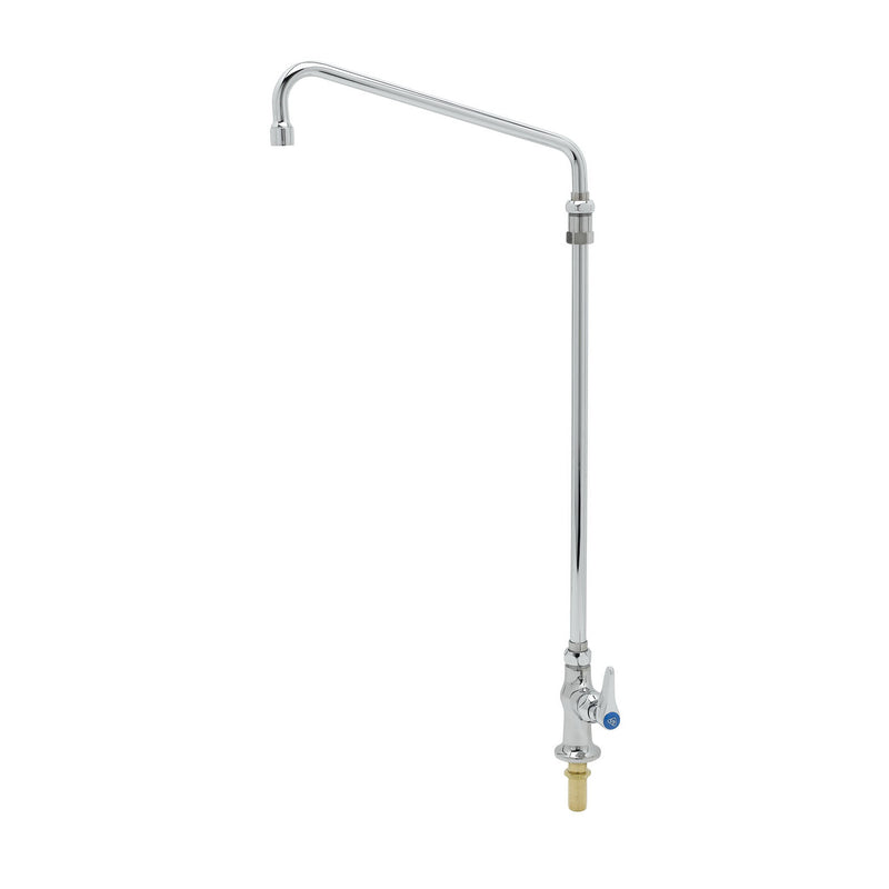 T&S Brass B-0276 Deck Mount Pantry Faucet - 12" Swivel Nozzle