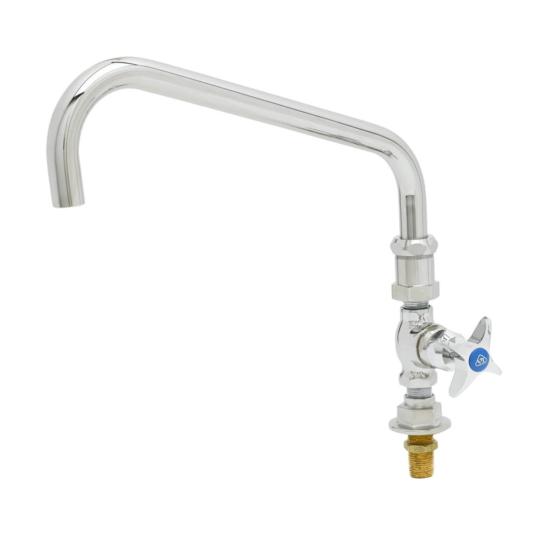 T&S Brass B-0296 Pot Filler - 12" Swivel Nozzle (Deck Mount)
