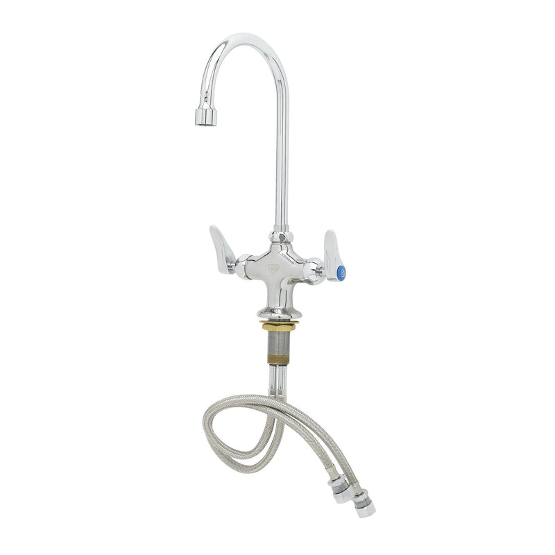 T&S Brass B-0301-01QT-WS Deck Mount Pantry Faucet - 6" Swivel Nozzle