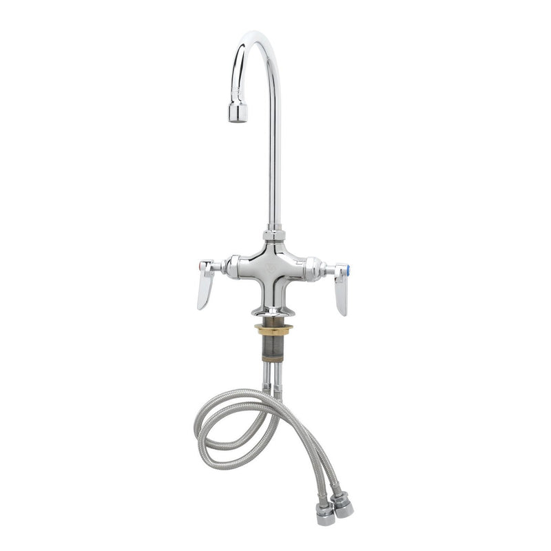 T&S Brass B-0314 Deck Mount Pantry Faucet - 8-13/16" Gooseneck