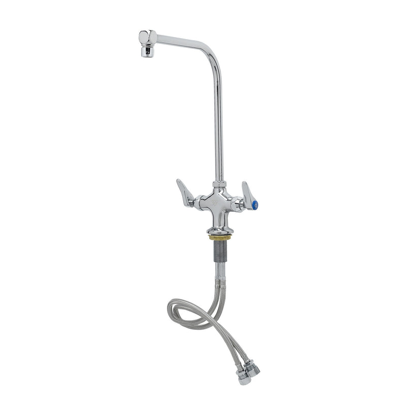 T&S Brass B-0318-03 Mixing Faucet - High-Arc Gooseneck & Lever Handles
