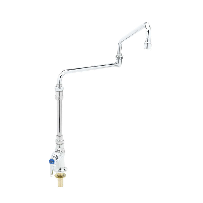 T&S Brass B-0319-04 Single Pantry Faucet - 24" Double-Joint & Extension