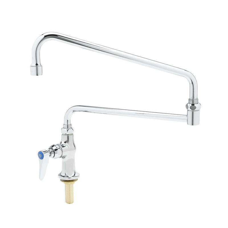 T&S Brass B-0319 Single Pantry Faucet - 24" Double-Jointed Swing Nozzle