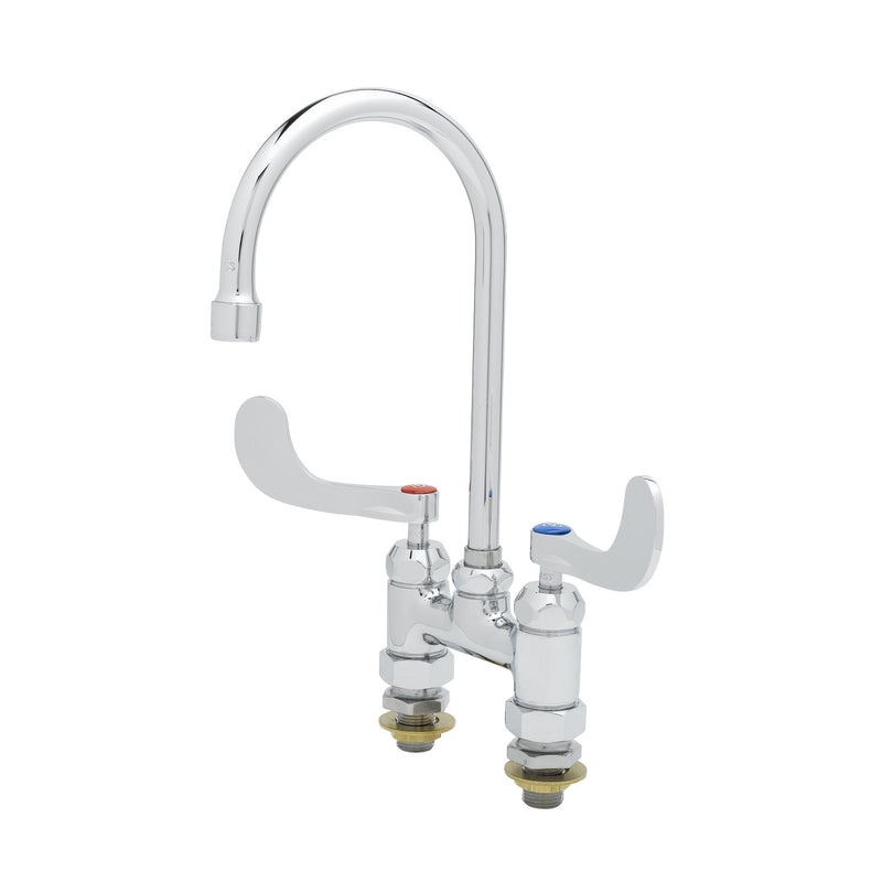 T&S Brass B-0325-CC-CR-W4 Pantry Faucet - Ceramas & 00CC Inlets & Wrist Handles