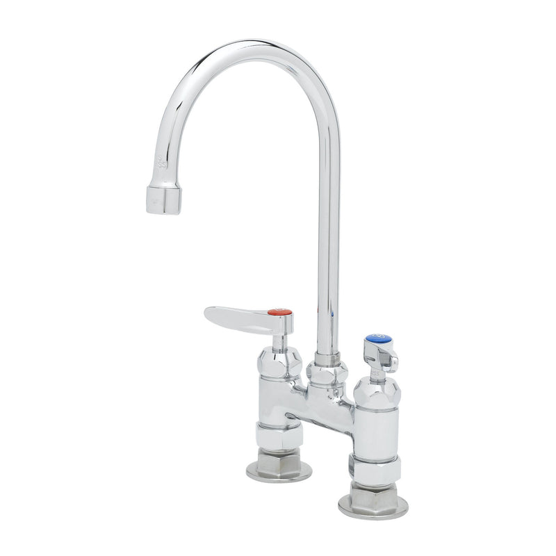 T&S Brass B-0325-CR Double Pantry Faucet - Ceramas & Swivel GN