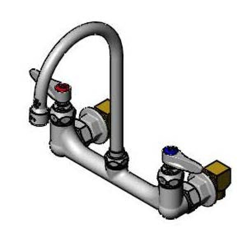 T&S Brass B-0331-VF22-EL Wall Mount Faucet - VR Aerator & Elbow Kit