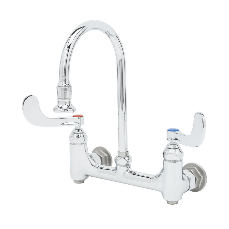T&S Brass B-0352-04 Medical Faucet - 8" Centers & 4" Wrist handles