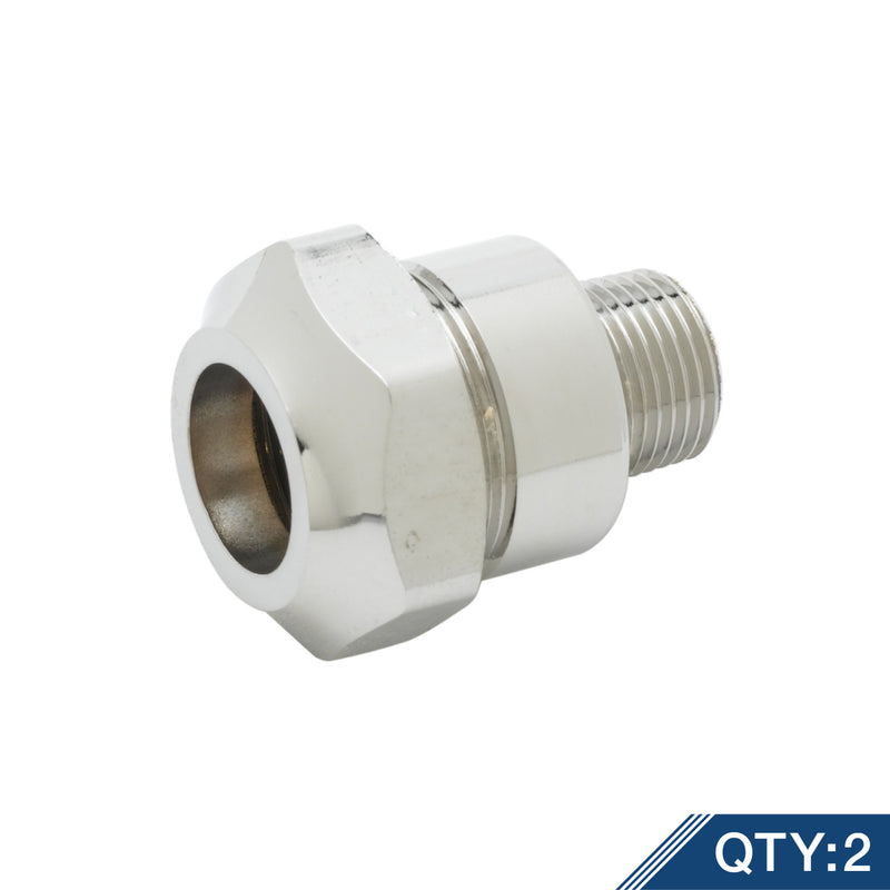 T&S Brass B-0414-M Gooseneck Coupling Master Pack (2)