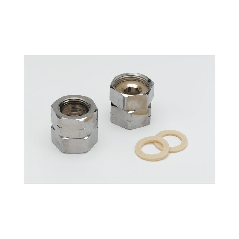 T&S Brass B-0467 Fisher Wall Mount Faucet Adapters - Two-Pack