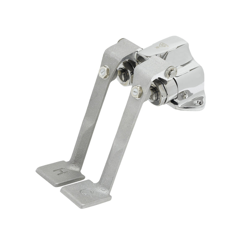 T&S Brass B-0505-SL Double Pedal Valve - Ledge Mount & Slow-Closing