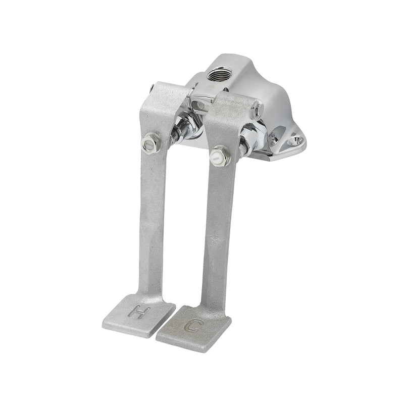 T&S Brass B-0505 Double Pedal Valve - Ledge Mount (2-1/2" Centers)