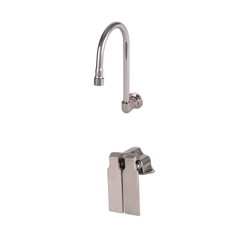 T&S Brass B-0509-537KVL15 Double Pedal Valve - 1.5 GPM Laminar & Elbow