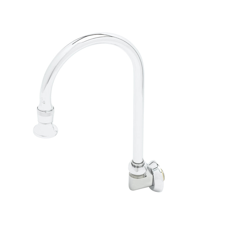 T&S Brass B-0528 Swivel Gooseneck - Wall Mount & Rosespray