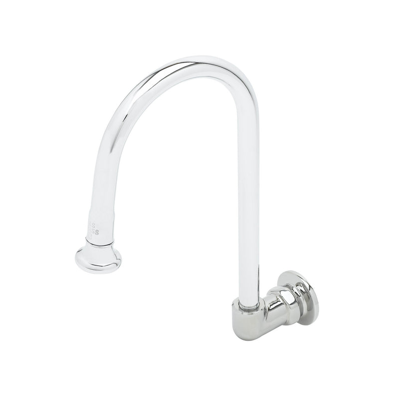 T&S Brass B-0536 Rigid Gooseneck - Wall Mount & Rosespray