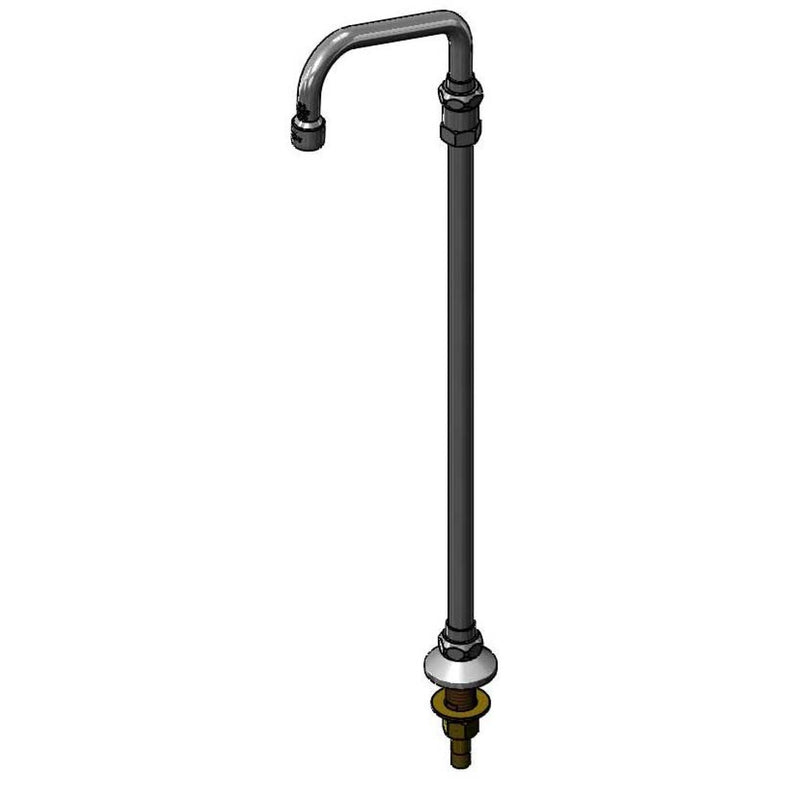 T&S Brass B-0541 Deck Mount Faucet Base - 6" Swing Nozzle