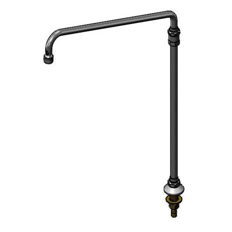 T&S Brass B-0543 Deck Mount Faucet Base - 18" Swing Nozzle