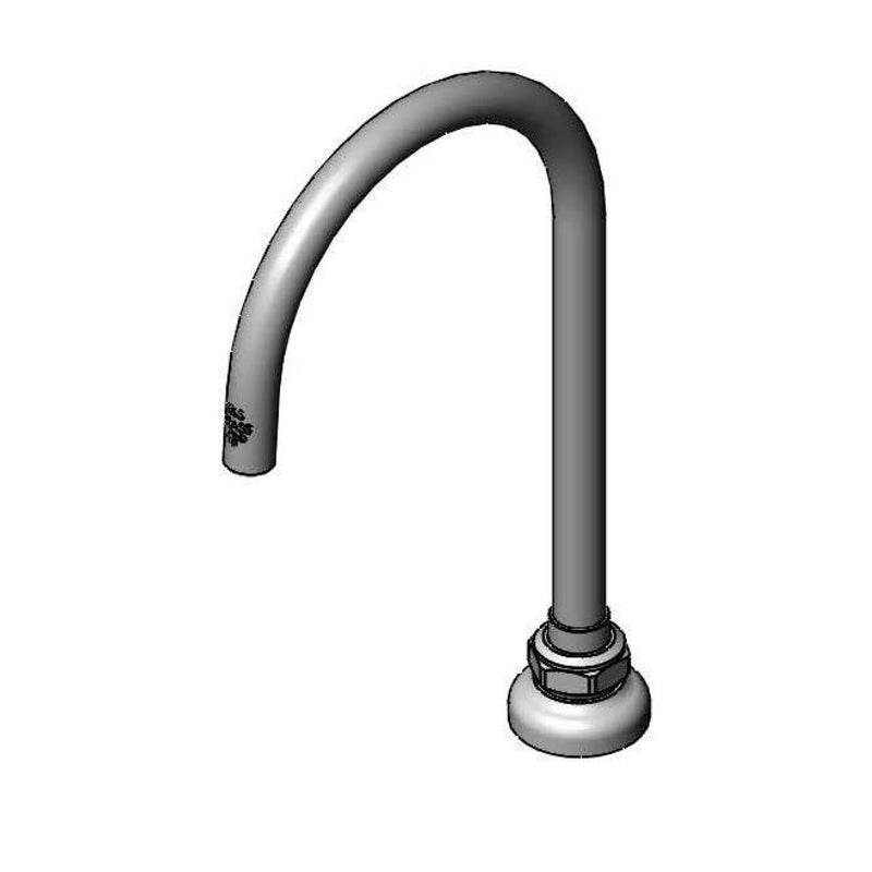 T&S Brass B-0545-F05 Dummy Gooseneck - 0.5 GPM & Deck Flange