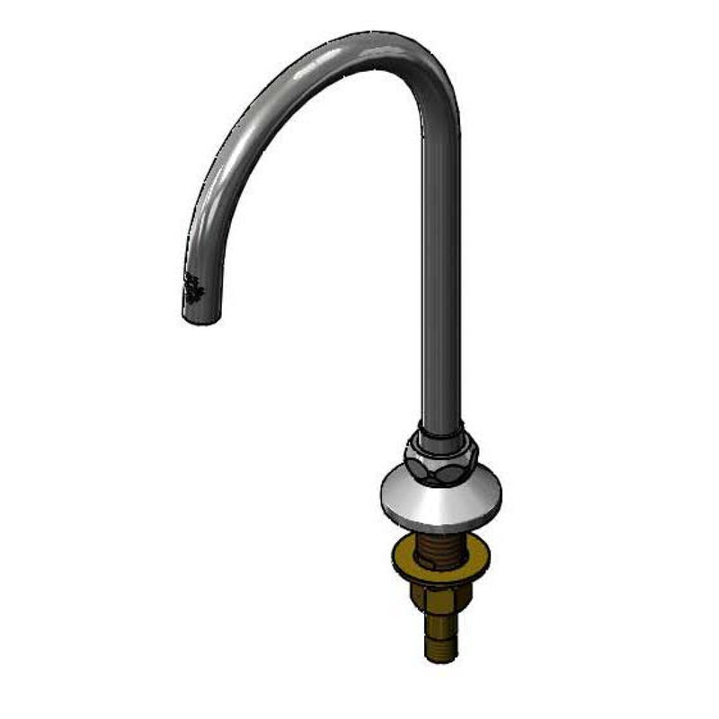 T&S Brass B-0545-F15 Dummy Gooseneck - 1.5 GPM & Deck Flange